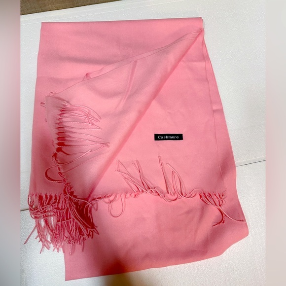 Accessories - Pink Cashmere Scarf
